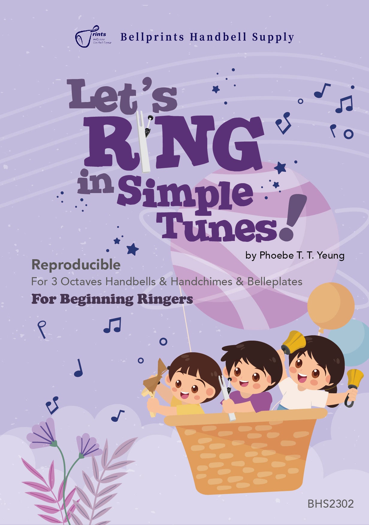 BHS2302 Let's Ring in Simple Tunes! (3 Octaves)