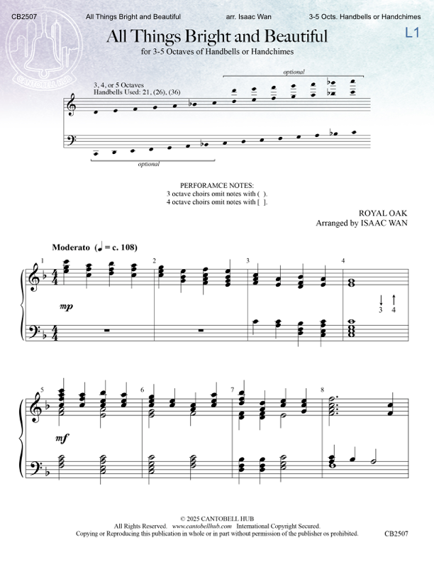 CB2507 All Things Bright and Beautiful