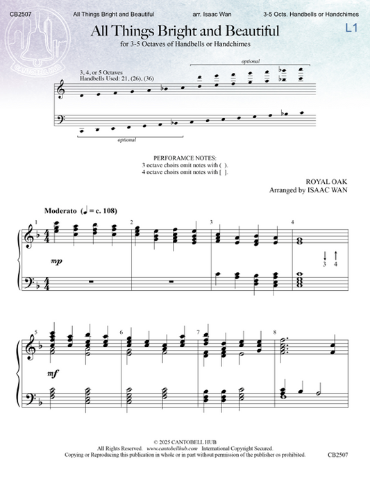 CB2507 All Things Bright and Beautiful