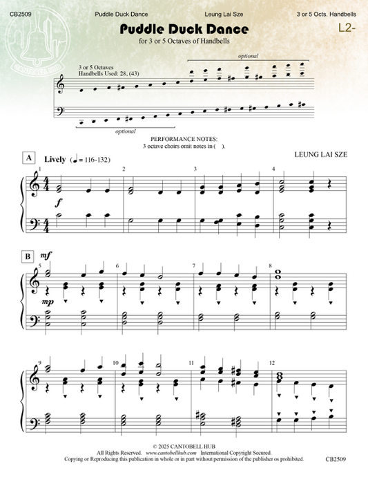 CB2509 Puddle Duck Dance